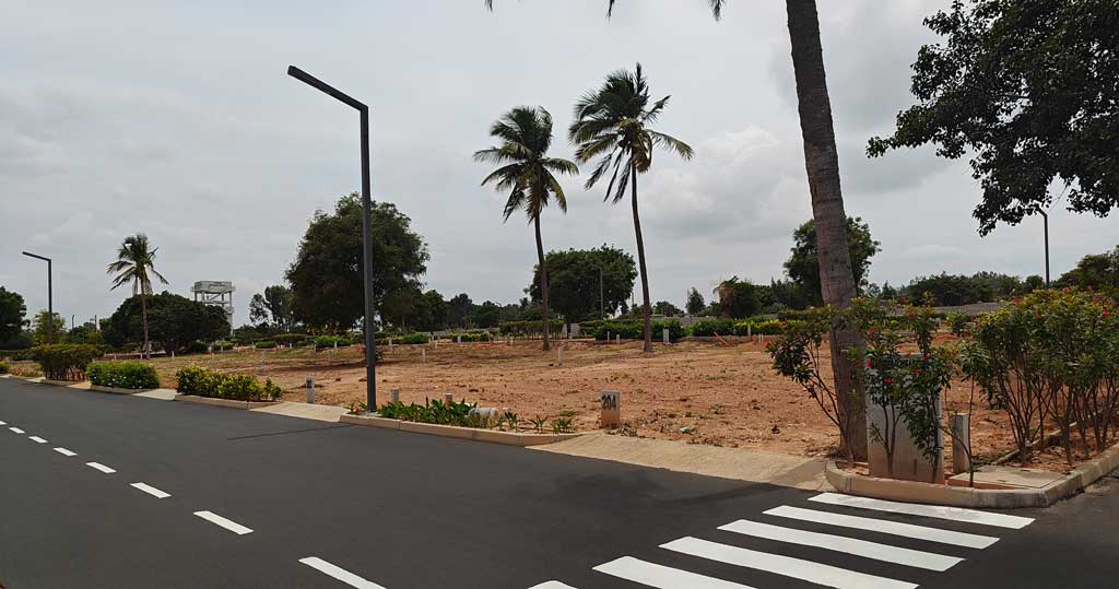 Plotted villa layout at Renaissance Marigold Meadows for buyers evaluating plots in Bagalur, Bangalore North